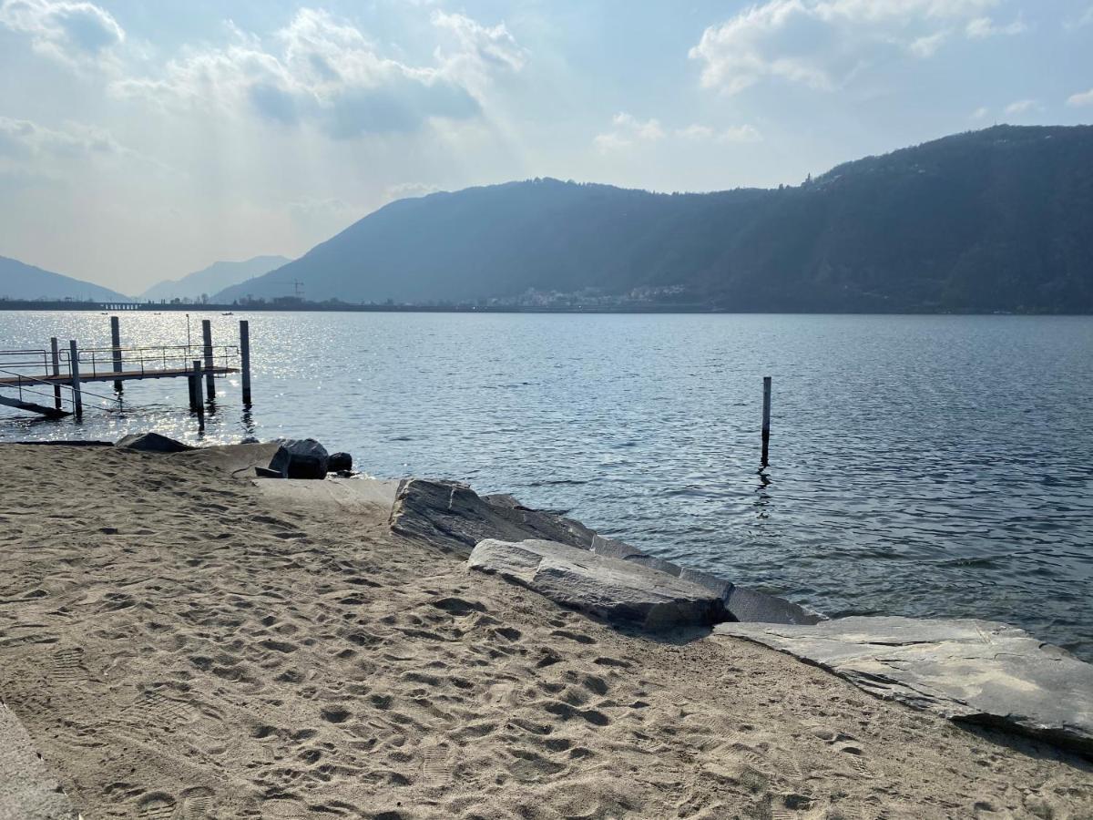 Relax-Lugano Lake Bissone Exteriör bild