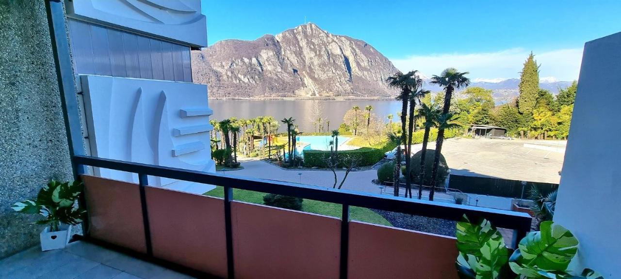 Relax-Lugano Lake Bissone Exteriör bild
