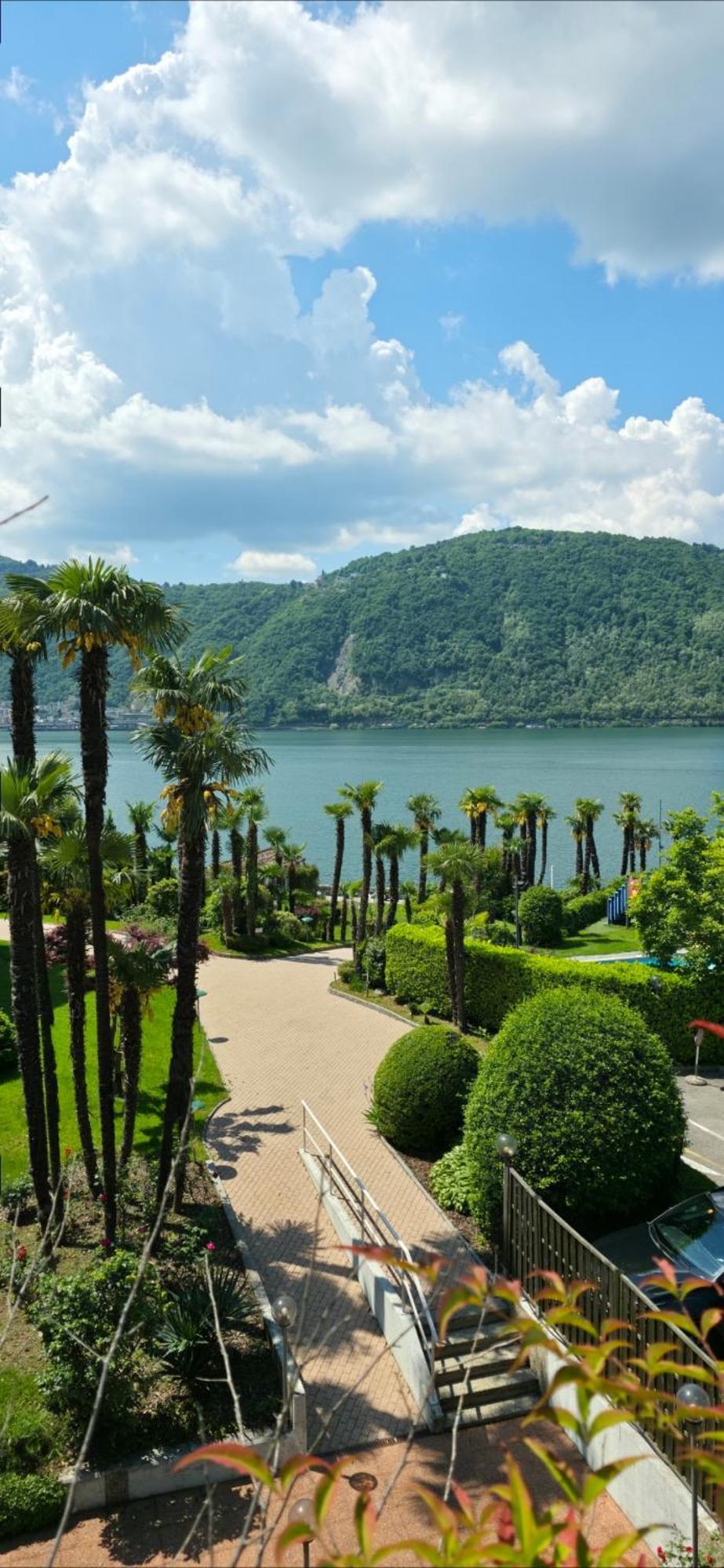 Relax-Lugano Lake Bissone Exteriör bild